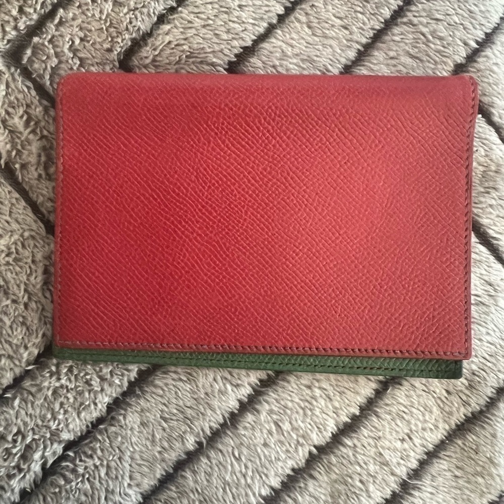 HERMES TWO-TONE LEATHER GLOBETROTTER AGENDA - Picture 2 of 9